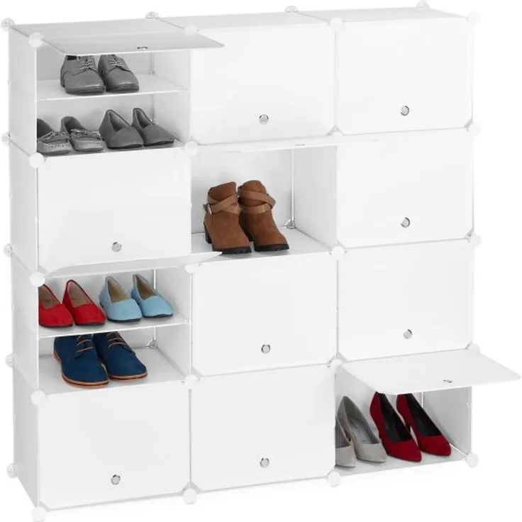 Schuhschrank Stecksystem 24 Fächer