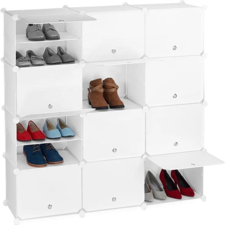 Schuhschrank Stecksystem 24 Fächer – Bild 1