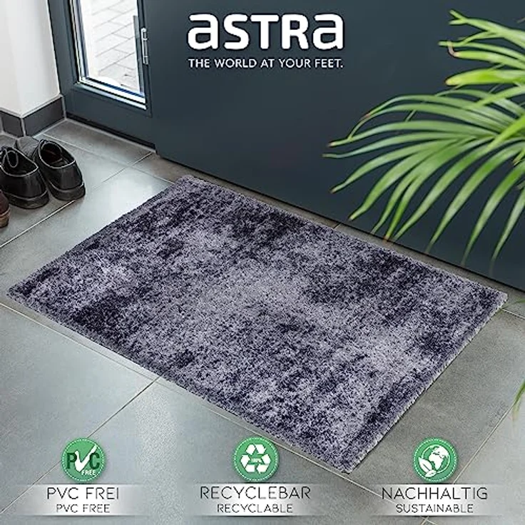 ASTRA Fußmatte Pure & Soft, rechteckig, Höhe: 7 mm, Schmutzfangmatte, waschbar – Bild 6