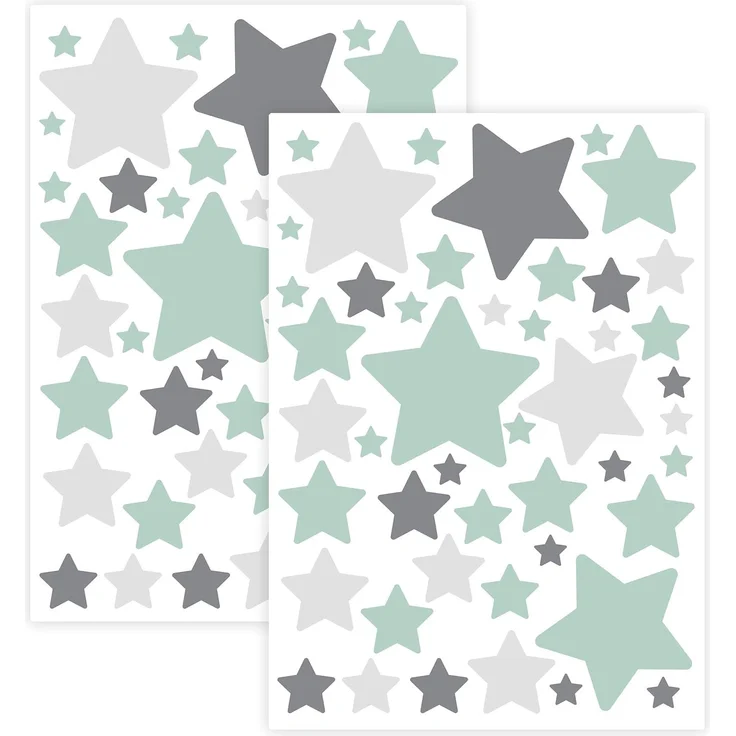WANDKIND Wandtattoo Sternen Set 94 Stück V281 – Bild 1
