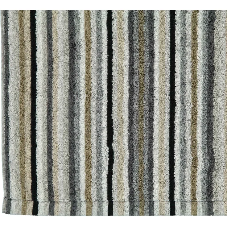 CAWÖ Duschtuch - C Life Style Stripes, Walkfrottier Beige 70x140cm – Bild 3