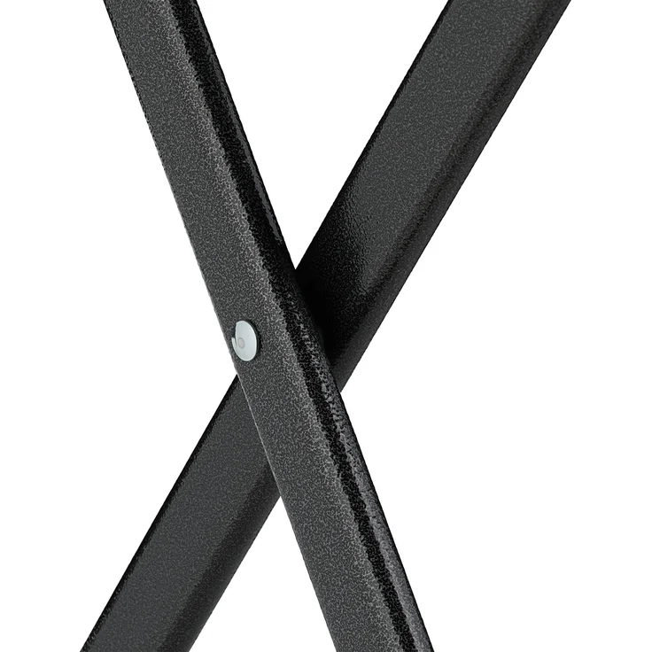 Relaxdays Balkonmöbel-Set, 3-tlg, in Holzoptik, Kunststoff / Stahl schwarz, 74 x 61 x 61 cm – Bild 6