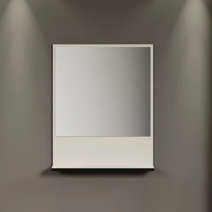 Badezimmer Spiegel Bliss in grau 60 cm – Bild 4