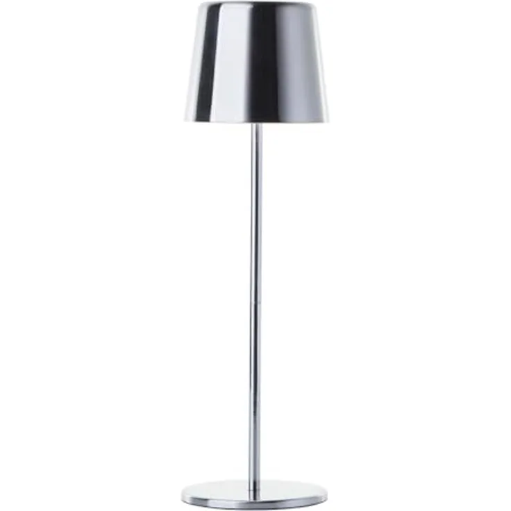 Brilliant Xaana LED-Tischlampe - Alu gebürstet, Höhenverstellbares Produkt, touch dimmer stufenlos, IP44 spritzwassergeschützt, 37 cm hoch, USB aufladbar, für den Innen- und Außenbereich