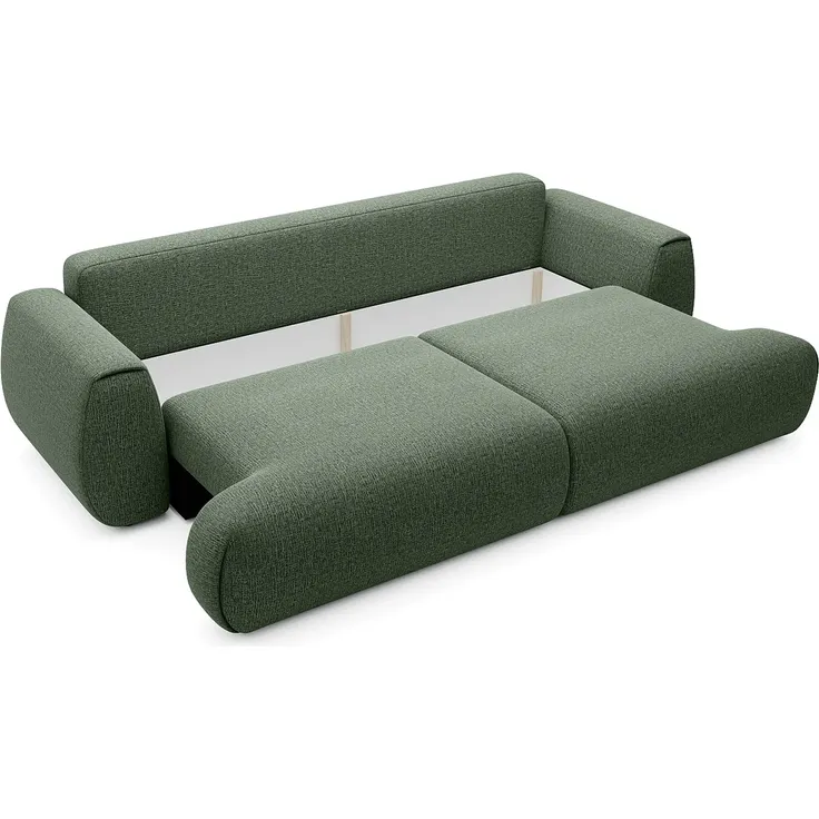 Vente-unique - MONELIA Sofa Stoff Grün - B 106 cm x H 81 cm x L 260 cm – Bild 5