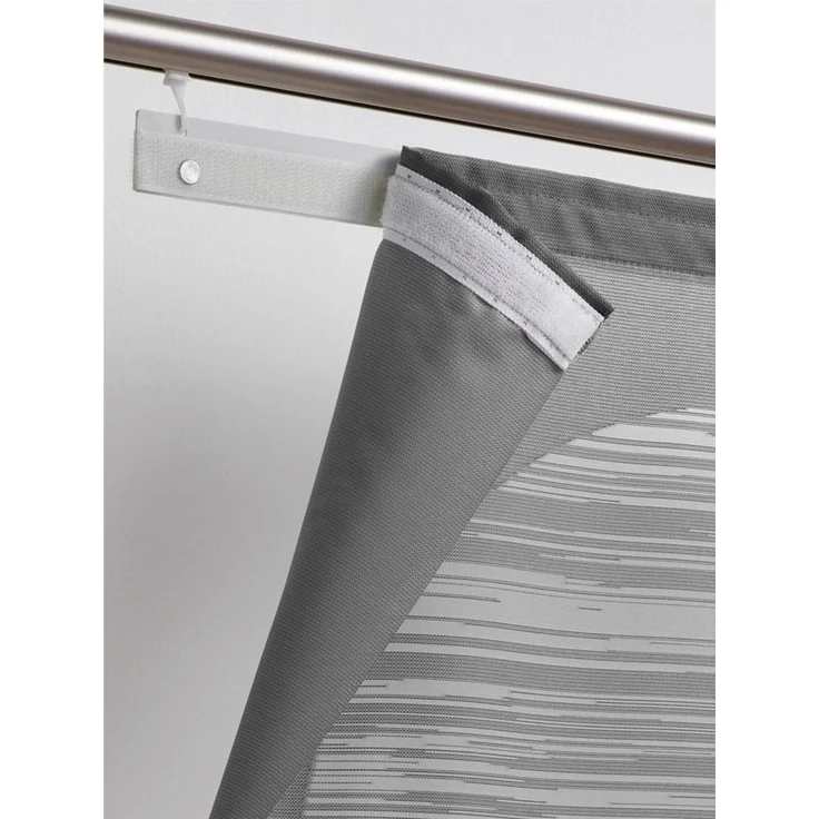 heine Gardine Schiebevorhang (1 St), Klettschiene, halbtransparent – Bild 3
