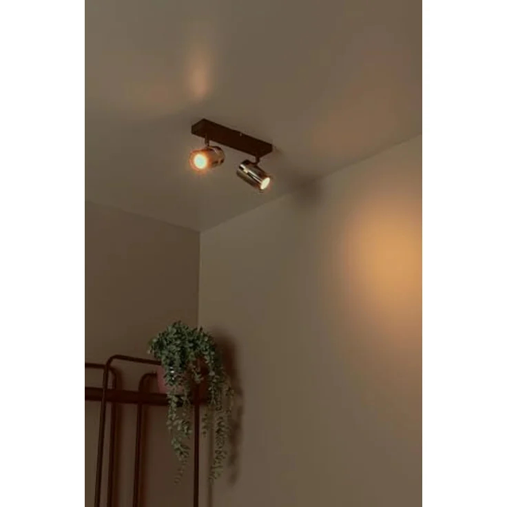 LUCIDE UPTON Deckenstrahler, dreh- und kippbar, 2xGU10, Rauchfarbe Grau, 2x40W – Bild 4