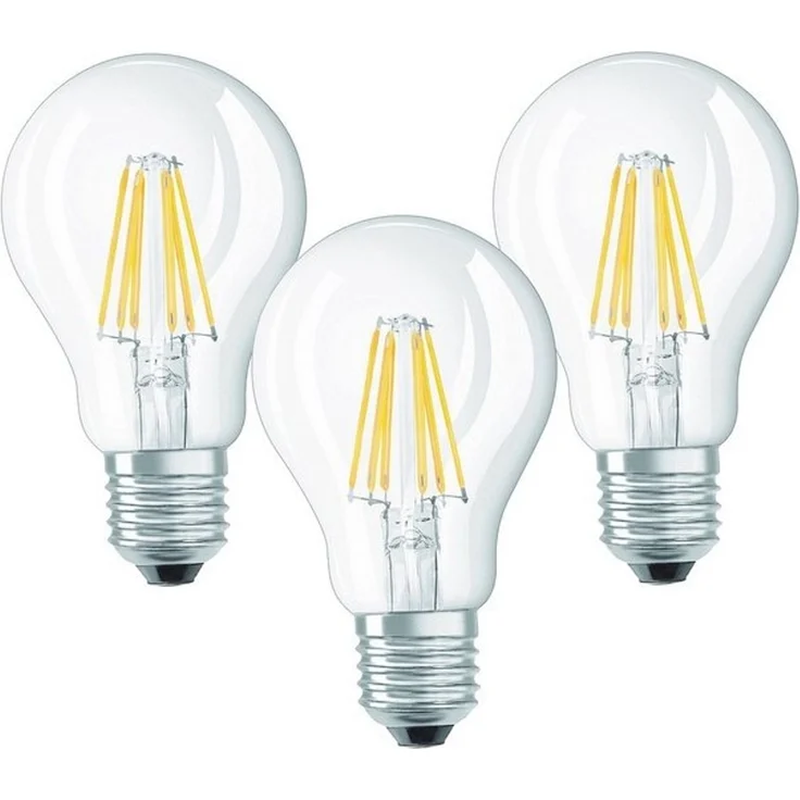 TRANGO LED-Leuchtmittel, 3er Pack E27001-3 LED Filament Birne 8 Watt 850 Lumen - 3000K warmweiß - Ersatz für 60W Glühlampe - Glühbirne - Birne in Tropfen Form mit E27 Fassung Abstrahlwinkel 360°, 3 St. – Bild 4