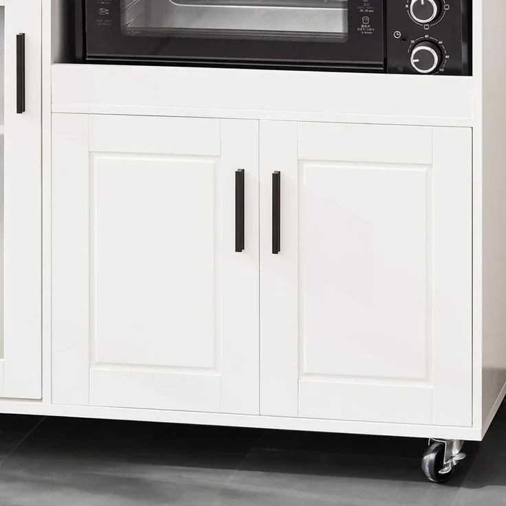 SoBuy FSB78-W Kücheninsel, MDF, Lackiert, Weiß, 88,5 x 89 x 40 cm – Bild 5