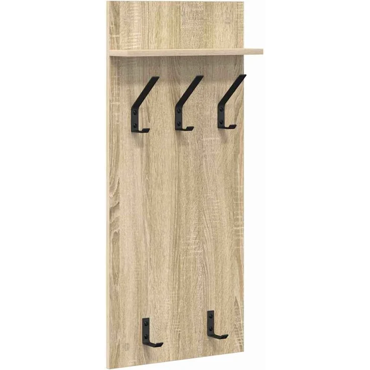 vidaXL Wandmontierter nachttisch Sonoma-Eiche 40 x 10 x 90 cm 874453 – Bild 2