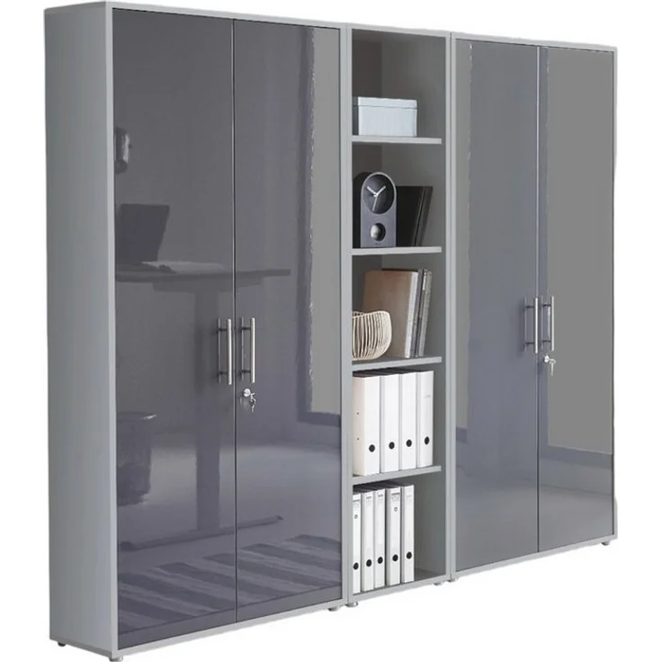 moebel-dich-auf Aktenschrank OFFICE EDITION (Set 10, Büroschrank abschließbar mit Metallgriffen) Made in Germany – Bild 4