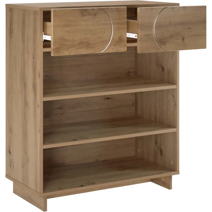 vidaXL Schuhschrank 73 x 38 x 87,5 cm Holzwerkstoff Artisan-Eiche 8011665 – Bild 3