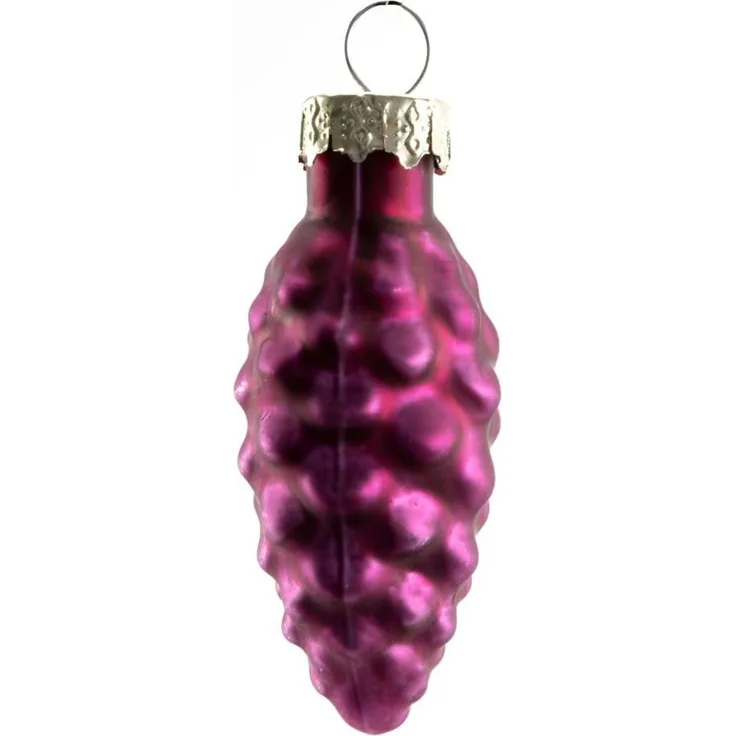 TrendLine Glas-Tannenzapfen magnolienrosa Weihnachtskugeln Weihnachten Xmas