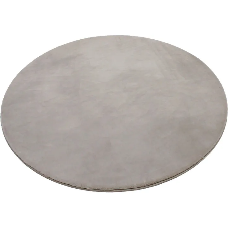 Leonique Fellteppich Balu, Kunstfell Teppich, Modern, rund, Höhe: 20 mm, Kaninchenfell-Haptik, Langflor, Schlafzimmer, Wohnzimmer, Kinderzimmer