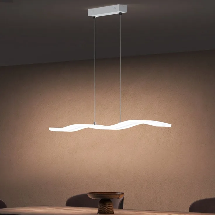 doporro LED Pendelleuchte dimmbar Hängeleuchte Esstisch mit Fernbedienung Höhenverstellbar