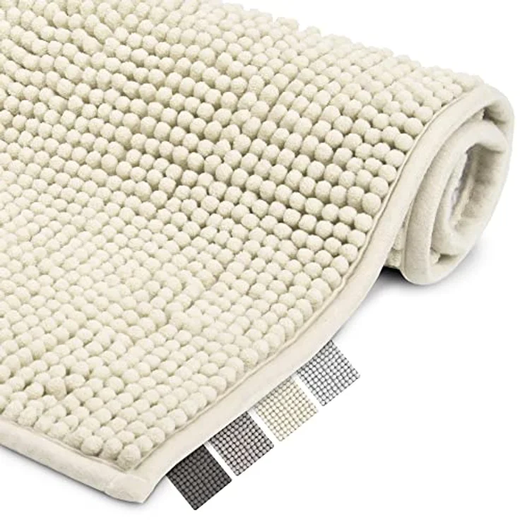 Beautissu Badematte BeauMare WR rutschfest 70x100 cm Natur – Bild 2