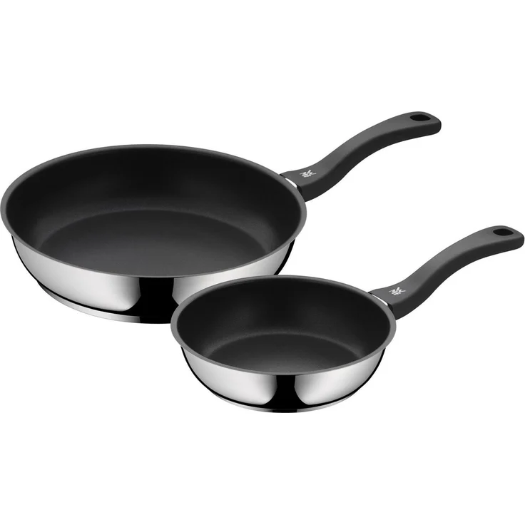 WMF Devil Pfannenset 2-teilig, Bratpfanne 28 cm + 20 cm, Pfanne Induktion, Cromargan Edelstahl beschichtet, Kunststoffgriff – Bild 5