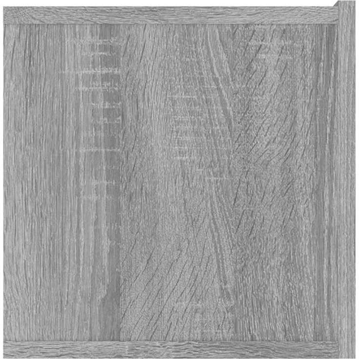 2 pcs TV-Schrank, Lowboard Grau Sonoma 80x30x30 cm Holzwerkstoff – Bild 6