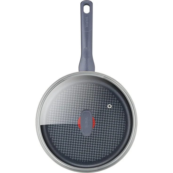 Tefal G7133214 Dailycook Sauteuse-Pfanne 24 cm mit Thermo-Spot, Edelstahl 18/10, Antihaftbeschichtung, geeignet für Induktionsherde, mit Glasdeckel, ergonomischem Griff, spülmaschinenfest – Bild 2