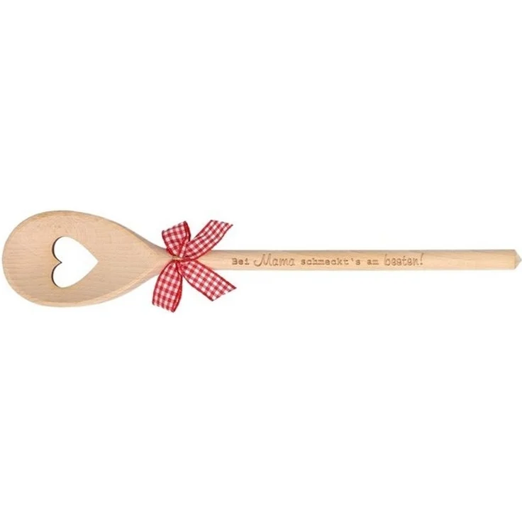 Spruchreif® Nudellöffel Kochlöffel Holz mit Gravur · Küchenhelfer · Geschenke für Mama/ Oma – Bild 2