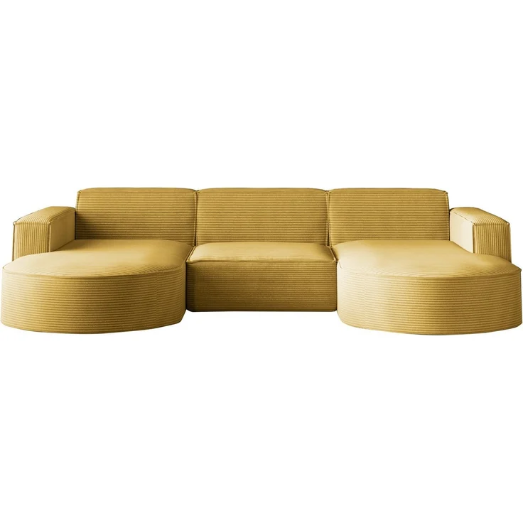 Kaiser Möbel Ecksofa Sofa U form, Couch MODENA U STUDIO stoff Verita, Poso, Quelle – Bild 2