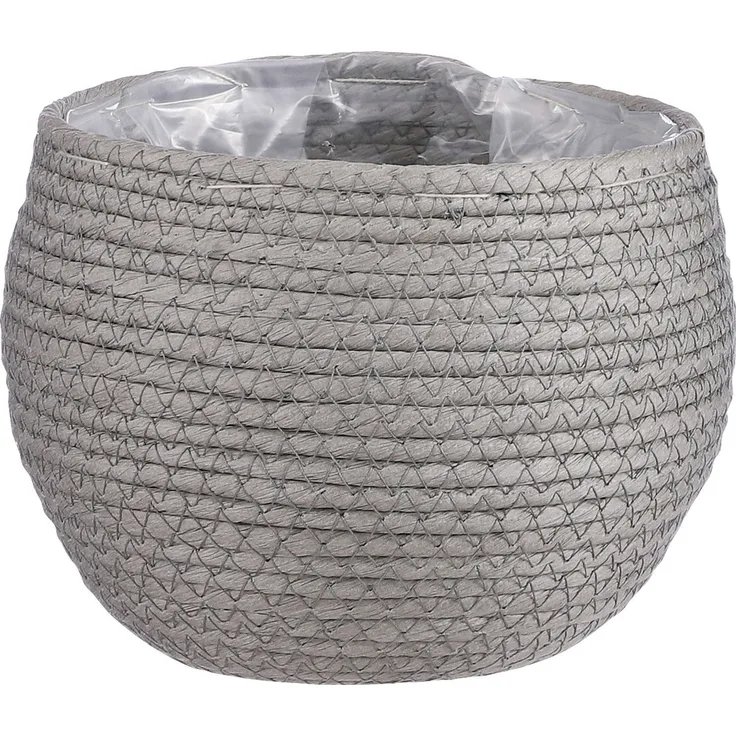 Mica Übertopf Korb Jorck Ø 18 x 15 cm grau