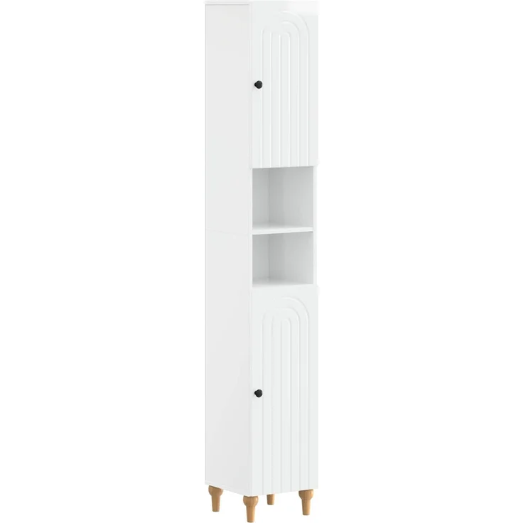 vidaXL 3-teiliges Badezimmer-Schranksystem ALKMAAR Holzwerkstoff 3417832 – Bild 2