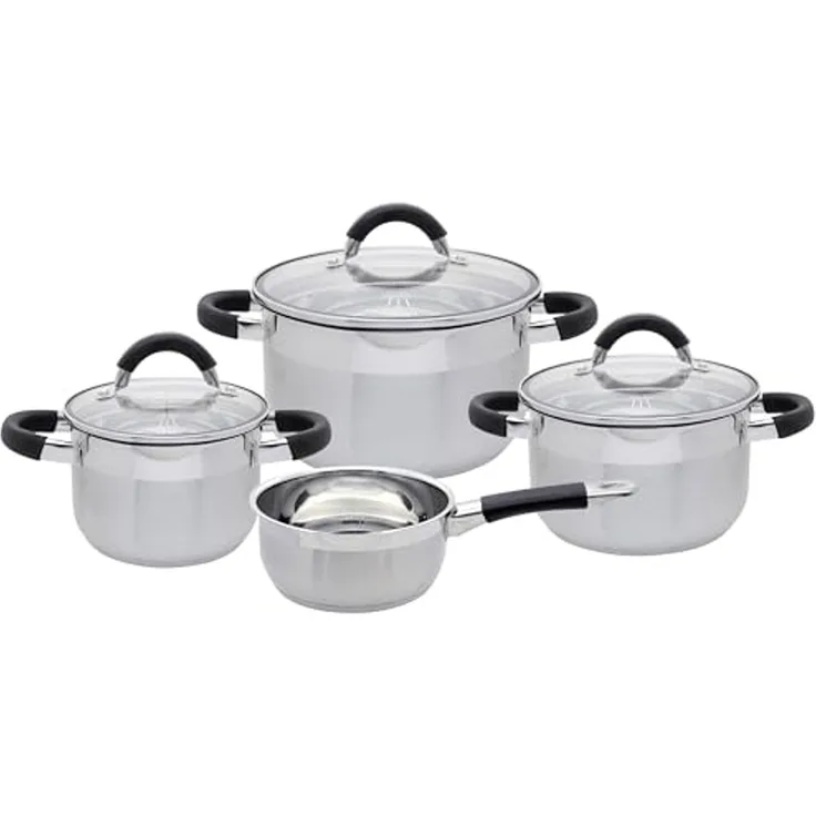 ELO Topfset 'Basic Black Steam' 4-teilig,