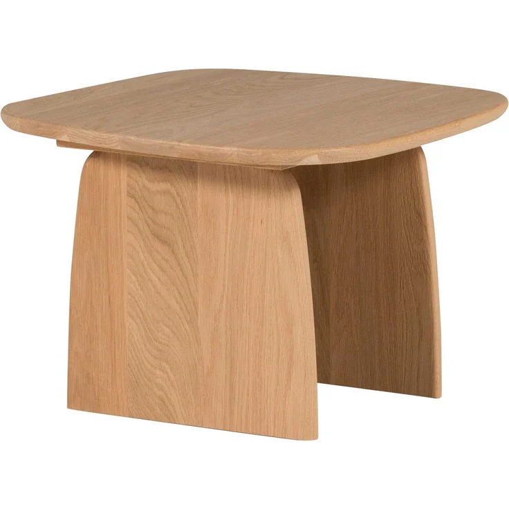 Couchtisch Tablo Eiche, organische Form, modern, Natur, FSC-zertifiziert, 60 x 60 cm – Bild 3