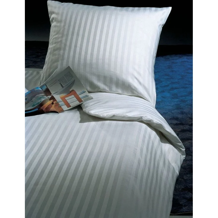 texpot Bettwäsche 20mm Bettwäsche weiß mit Hotelverschluß 100% Baumwolle, 1 teilig – Bild 3
