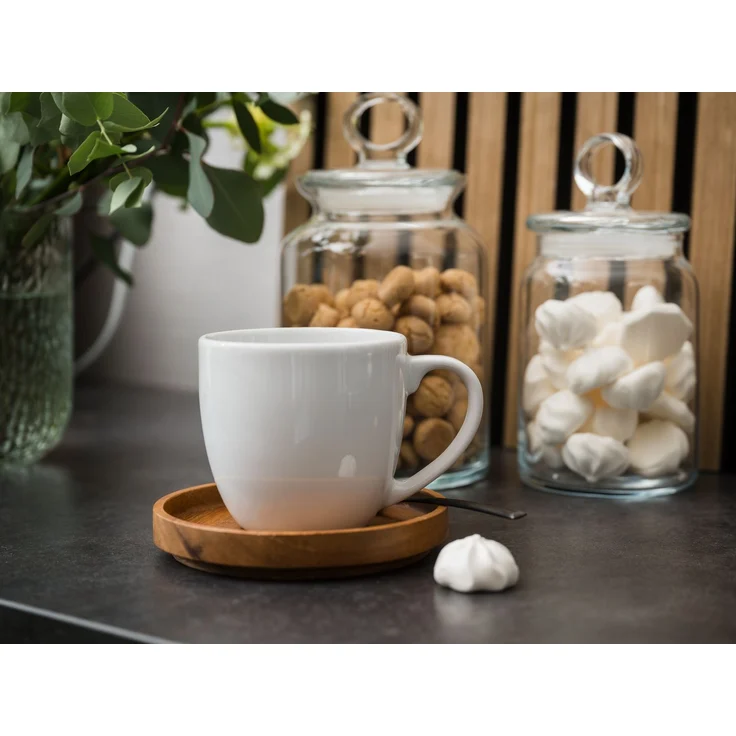 Bistrot Weiss, Kaffeebecher Set 4-tlg (mo) – Bild 4