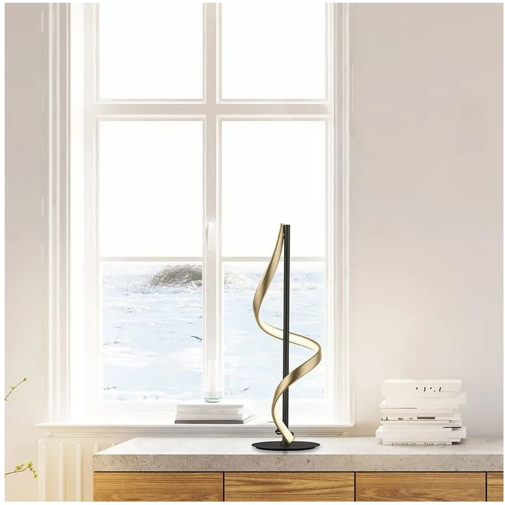 Paul Neuhaus 4385-13 Q-SWING LED Tischleuchte anthrazit messing Smart Home
