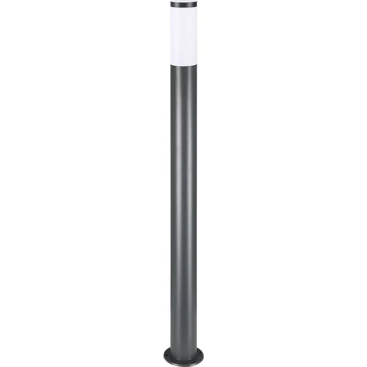 monzana Gartenleuchte, Wegeleuchte, Edelstahl 100cm Strom Außenlampe Stehend Standleuchte Außen Anthrazit