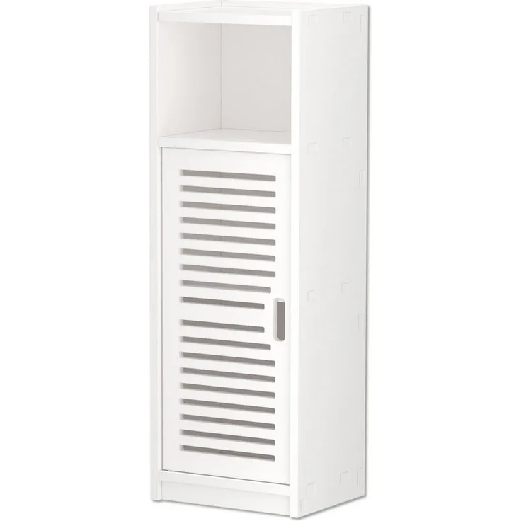 Dripex Midischrank Badezimmerschrank, Badschrank schmal, Toilettenschrank weiß