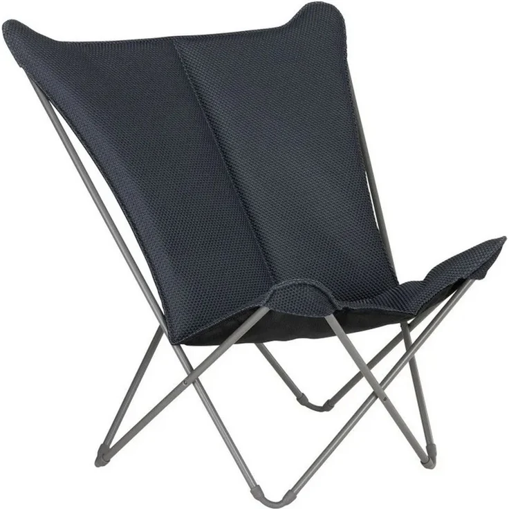 Lafuma Pop Up XL Camping Sessel BeComfort Dunkelgrau – Bild 1