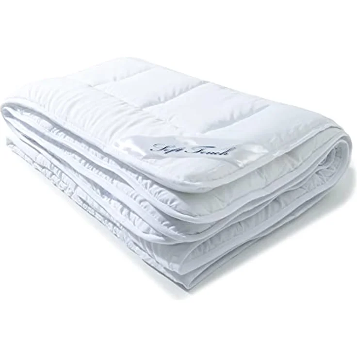 aqua-textil Bettdecke, Kopfkissen + Topper Soft Touch Mikrofaser Duo Winter Steppdecke 200x220cm – Bild 2