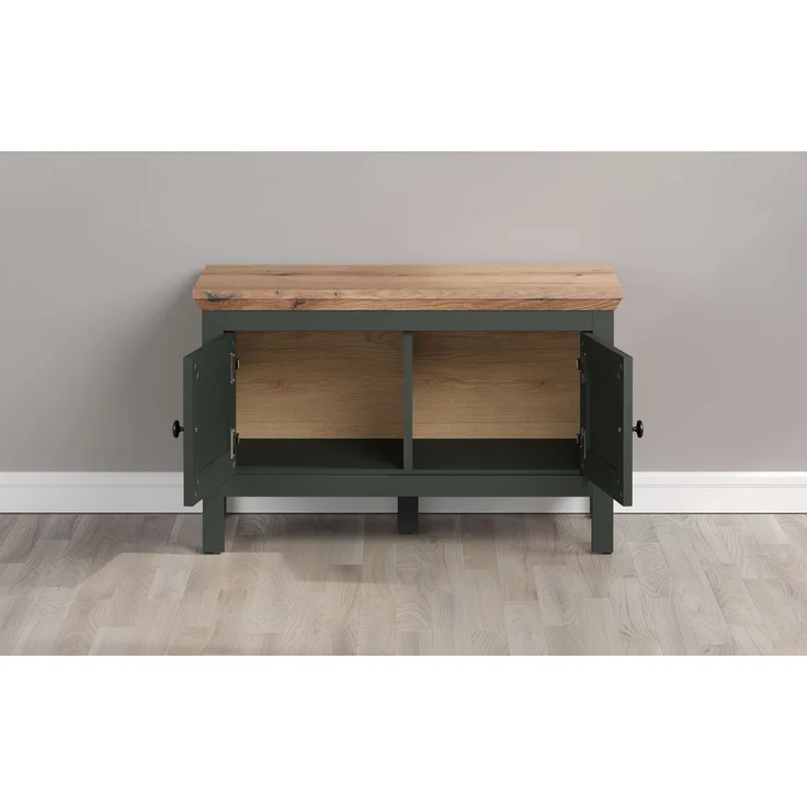 Garderobe Set Stanton in grün und Eiche Landhaus 260 x 198 cm – Bild 12