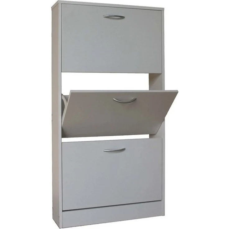 HTI-Line Schuhschrank Schuhschrank Thekla (Stück, 1x Schuhschrank Thekla, ohne Dekoration) Schuhkipper 3 Fächer – Bild 2