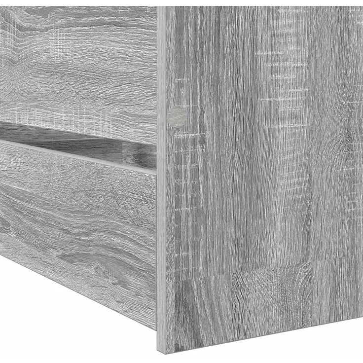 vidaXL Bettrahmen mit Schubladen Grau Sonoma Holzwerkstoff 3429513 – Bild 7