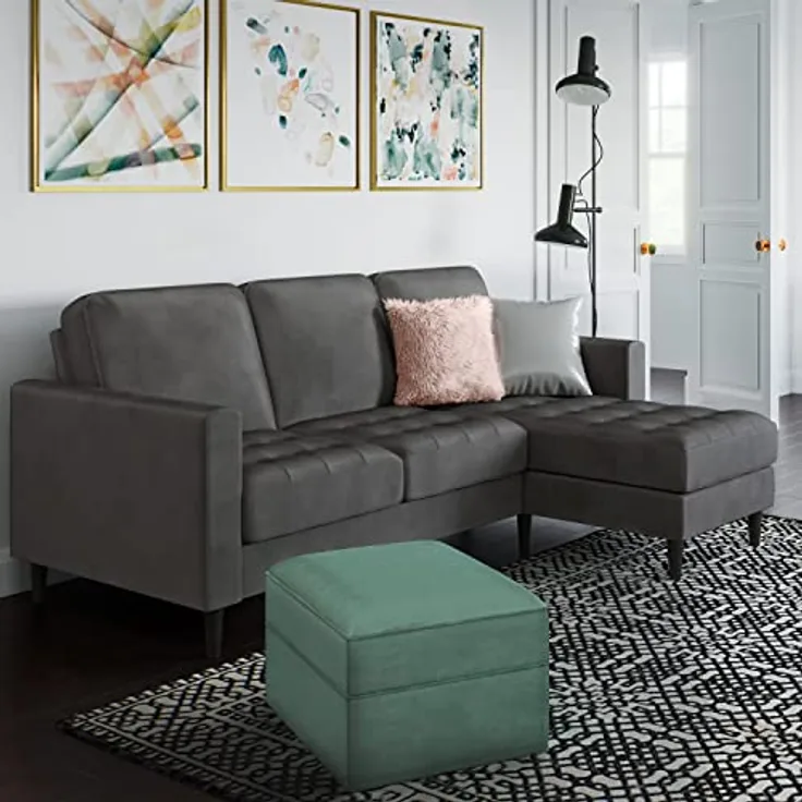 DHP Strummer Sofas, grau, Einheitsgröße