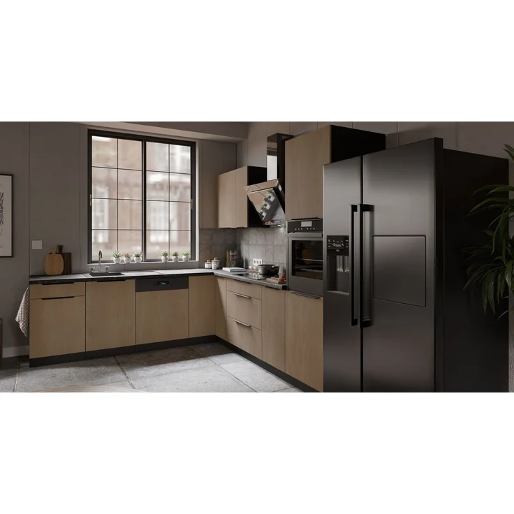 Winkelküche CREMONA ECKE 2 - 250 x 270 cm Eiche hell Küchenzeile Küchenblock Singleküche Einbauküche Küche Eckküche – Bild 17