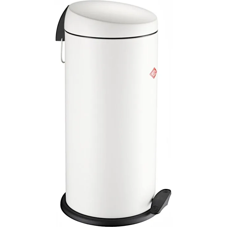 Wesco 'Capboy Maxi' Mülleimer, Stahlblech, 22 Liter, Weiß Matt