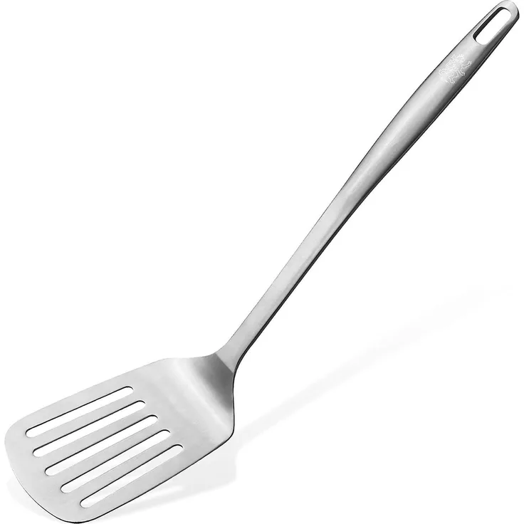 Stanley Rogers 'Satin' Pfannenwender mit Schlitzen, Edelstahl silber, 32 cm