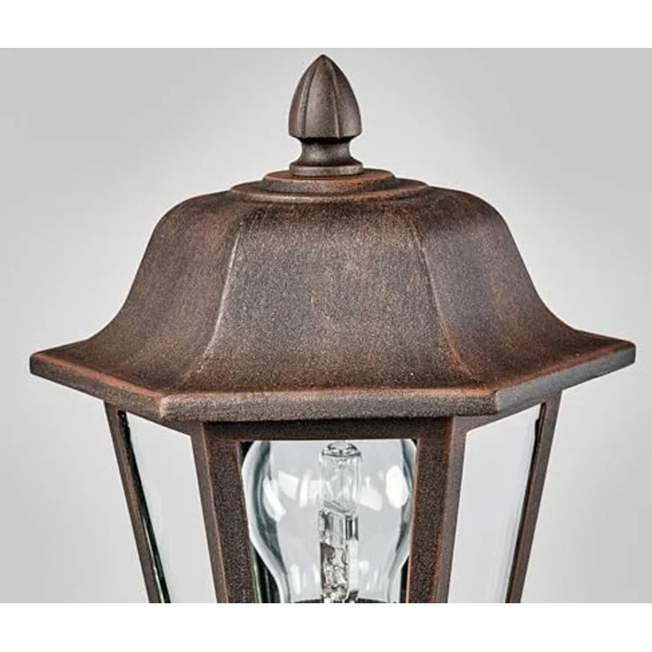 Lindby Außen-Stehlampe Lamina, Metall, Braun IP44, 1x15 W LED – Bild 6