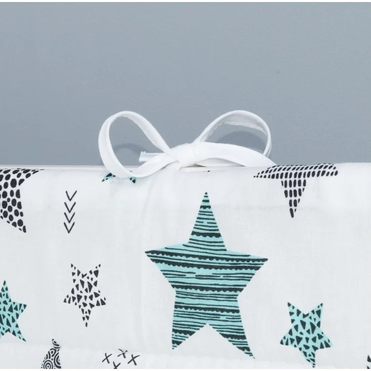 Amilian Bettnestchen Bettumrandung (Made in EU) 420x30 cm - für Babybett 140x70 cm geeignet, (140 x 70 cm geeignet (rundherum) mit Kantenschutz, Nestchen), Umrandungen – Bild 3