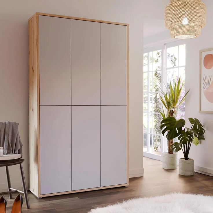 Mehrzweckschrank Schrank Alice Springs in Eiche und Secret Grey – Bild 3