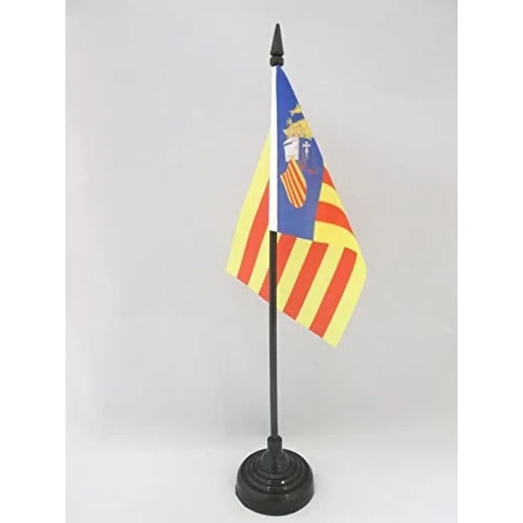AZ FLAG - Tischflagge Consejo Del País Valenciano - 15x10 cm - Valencia Tischfahne 10x15 Cm - Flaggen
