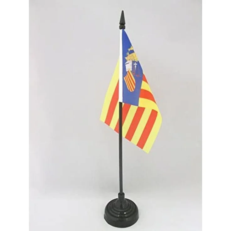 AZ FLAG - Tischflagge Consejo Del País Valenciano - 15x10 cm - Valencia Tischfahne 10x15 Cm - Flaggen