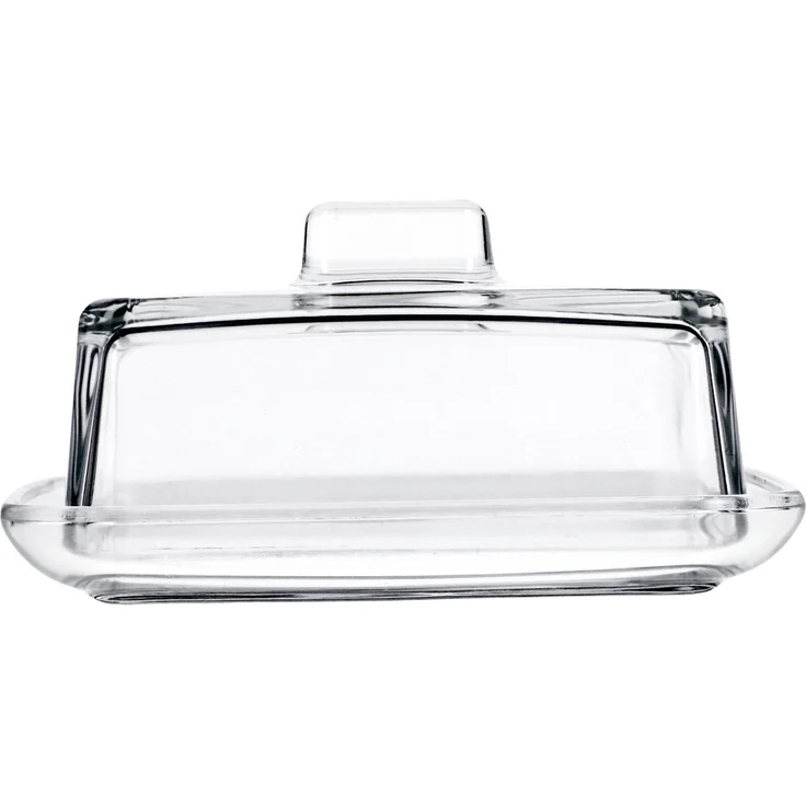 KADAX Butterdose, Butterdose aus Glas mit Deckel, Butterbehältergriff – Bild 4