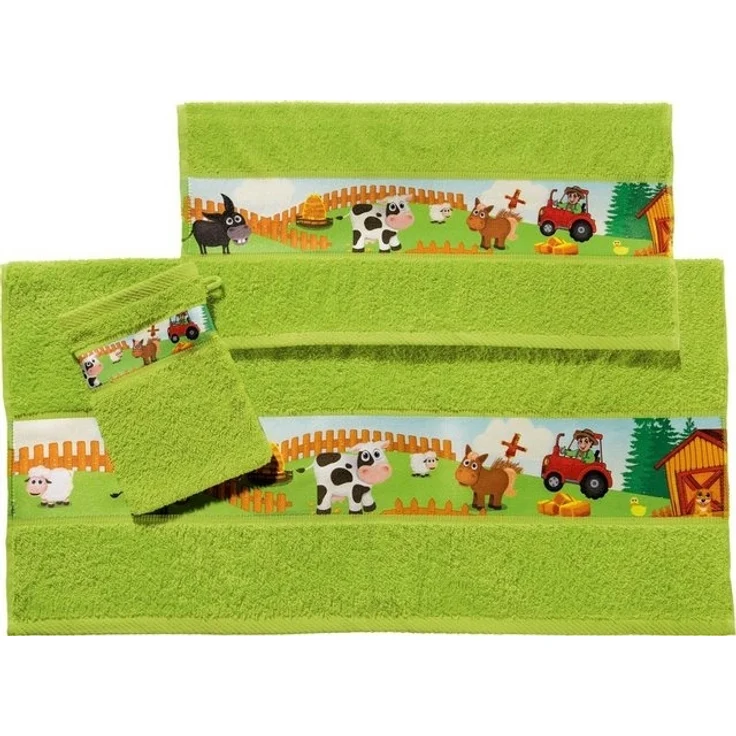 Erwin Müller Handtücher Frottier-Set 3-tlg, (3-St), Walk-Frottier Uni – Bild 4